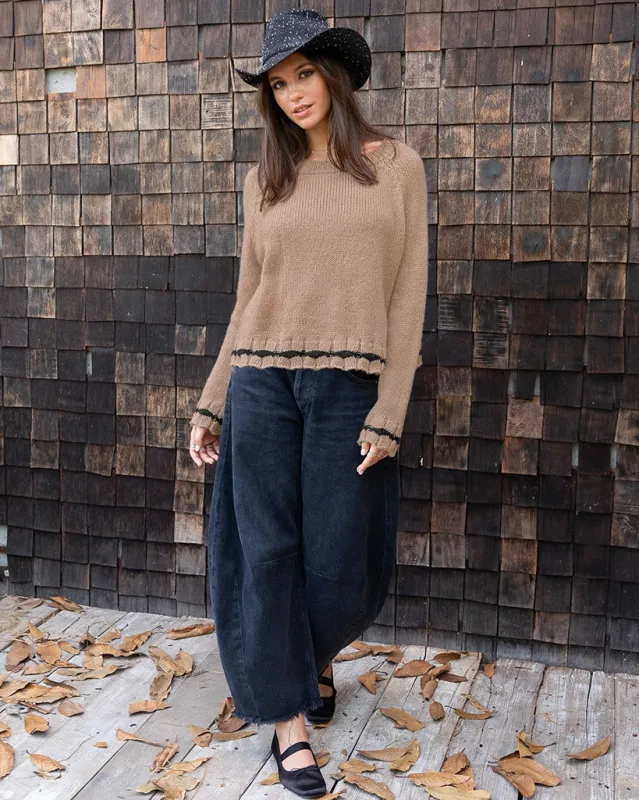 CANYON TIPPED RAGLAN CREW CHUNKY sold by Wooden Ships