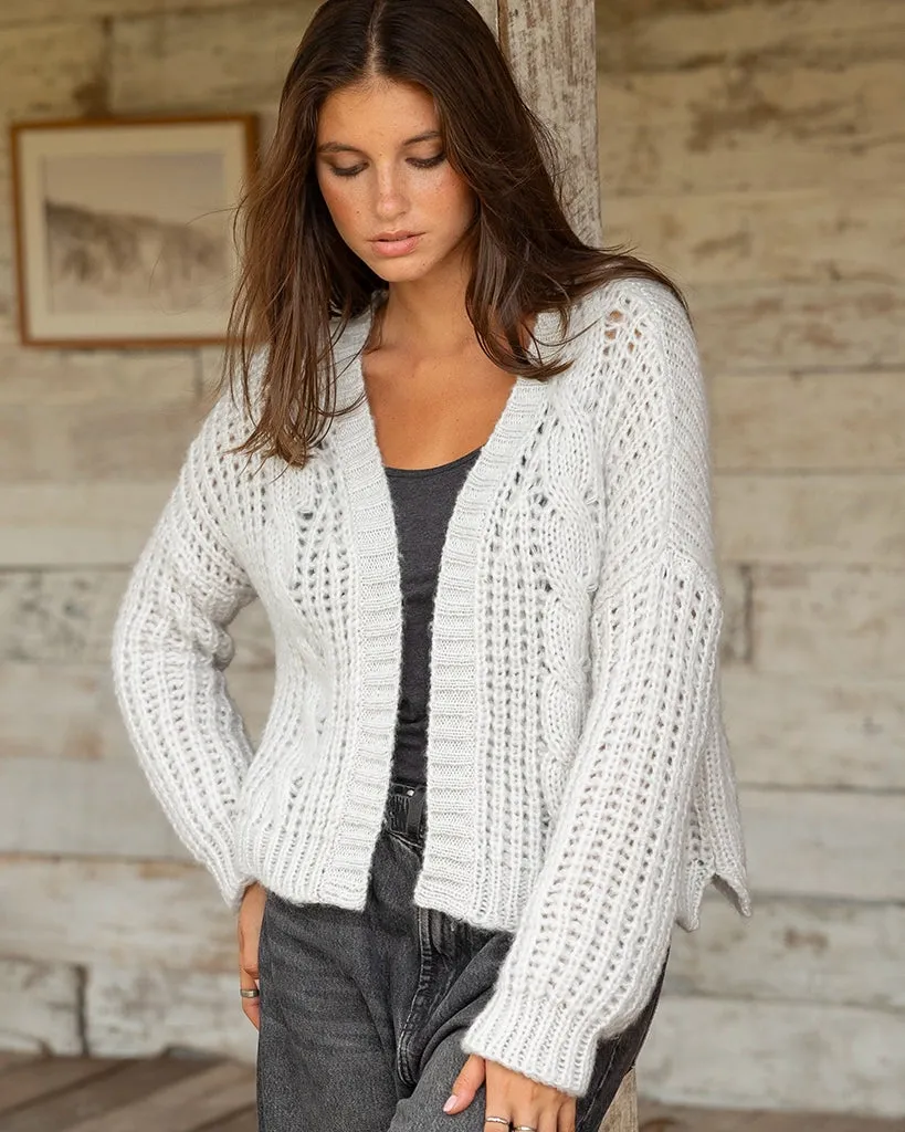 OLIVIA CABLE CARDI CHUNKY sold by Wooden Ships product image thumbnail 5