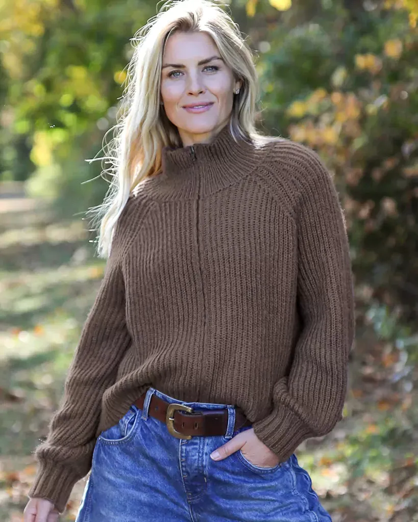 LEO ZIP CARDI CHUNKY sold by Wooden Ships product image thumbnail 2