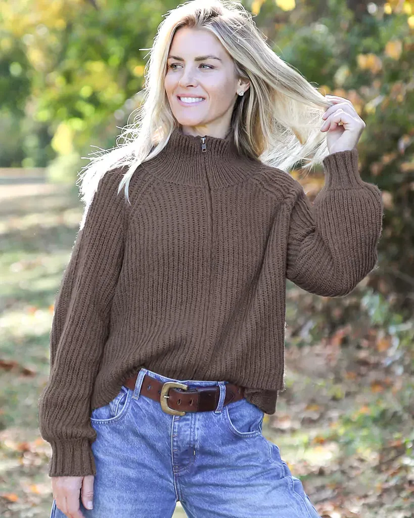 LEO ZIP CARDI CHUNKY sold by Wooden Ships product image thumbnail 3