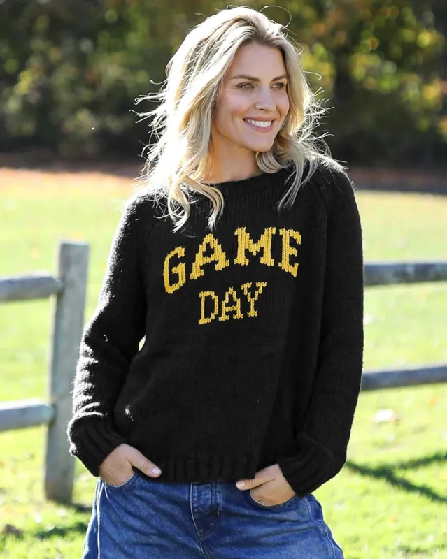 GAME DAY RAGLAN CREW CHUNKY sold by Wooden Ships