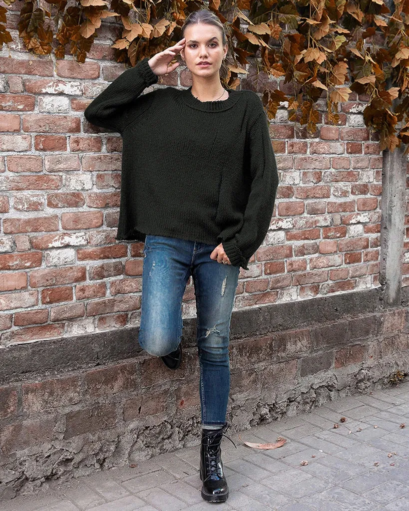 OLIVER DISTRESSED CREW CHUNKY sold by Wooden Ships product image thumbnail 5