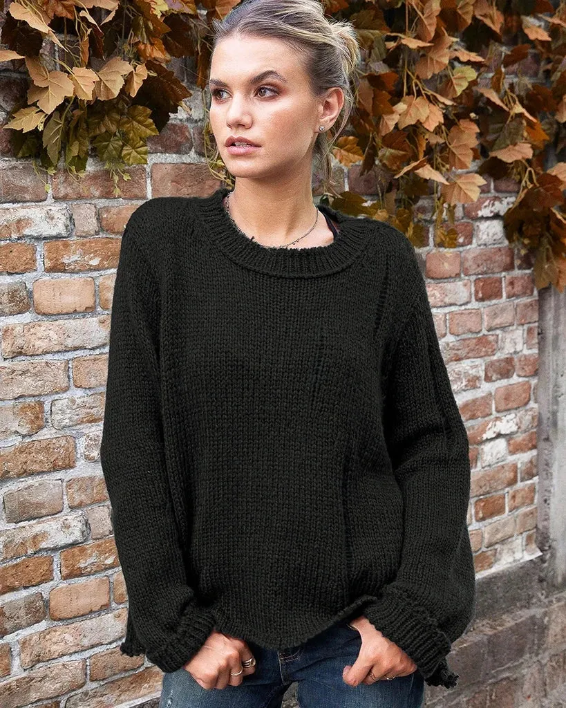 OLIVER DISTRESSED CREW CHUNKY sold by Wooden Ships product image thumbnail 2