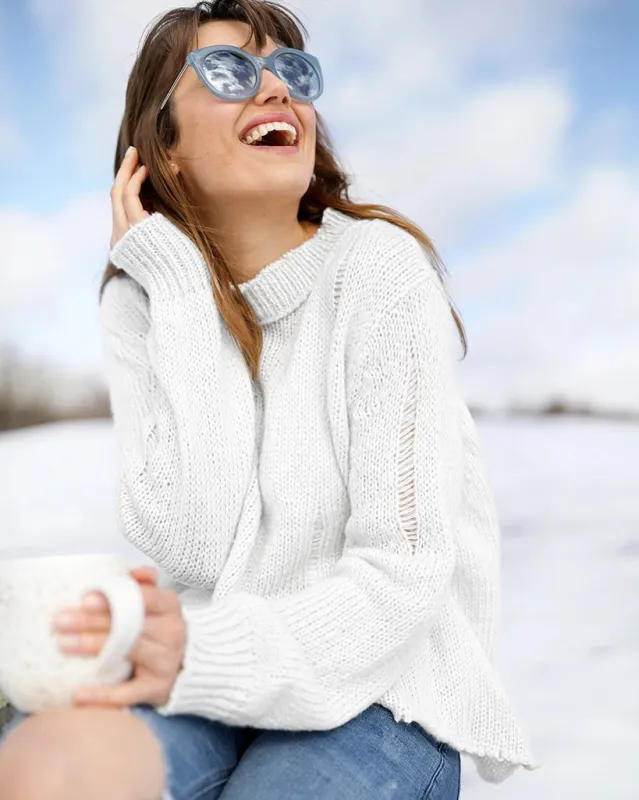 OLIVER DISTRESSED CREW CHUNKY sold by Wooden Ships