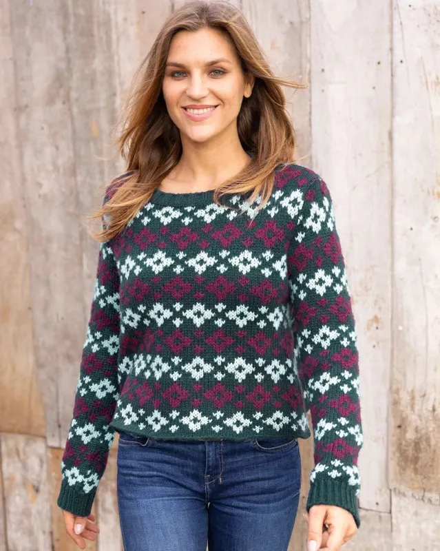 *SALE* - SHRUNKEN FAIR ISLE CREW CHUNKY sold by Wooden Ships