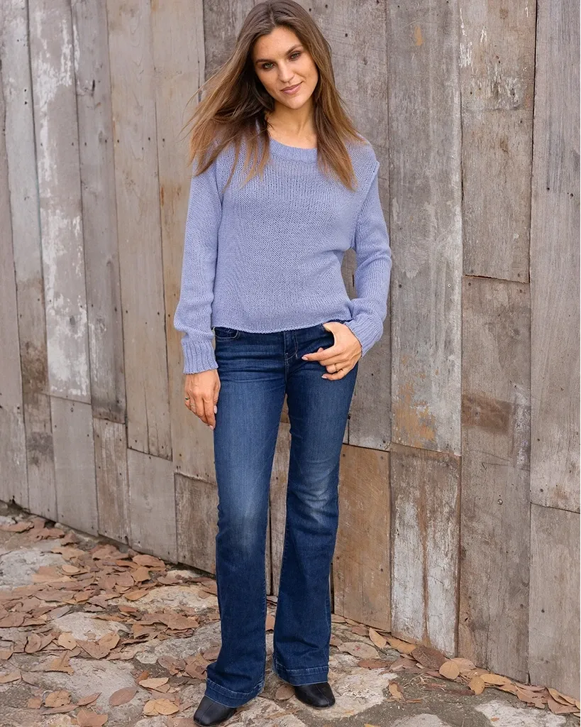 *SALE* - HARPER CROPPED SOLID CREW COTTON sold by Wooden Ships product image thumbnail 5