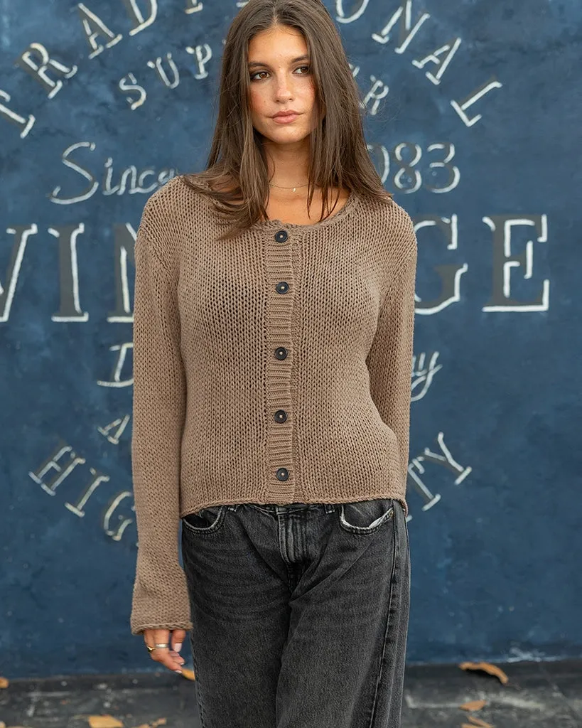 PARK BUTTON CHUNKY CARDI COTTON sold by Wooden Ships product image thumbnail 2