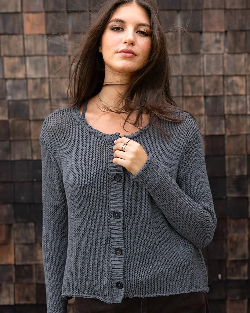 PARK BUTTON CHUNKY CARDI COTTON sold by Wooden Ships product image thumbnail 2