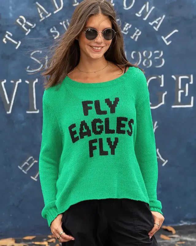 FLY EAGLES FLY CREW COTTON sold by Wooden Ships