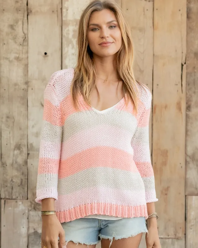 *SALE* - HADLEY 3/4 SLEEVE V COTTON sold by Wooden Ships