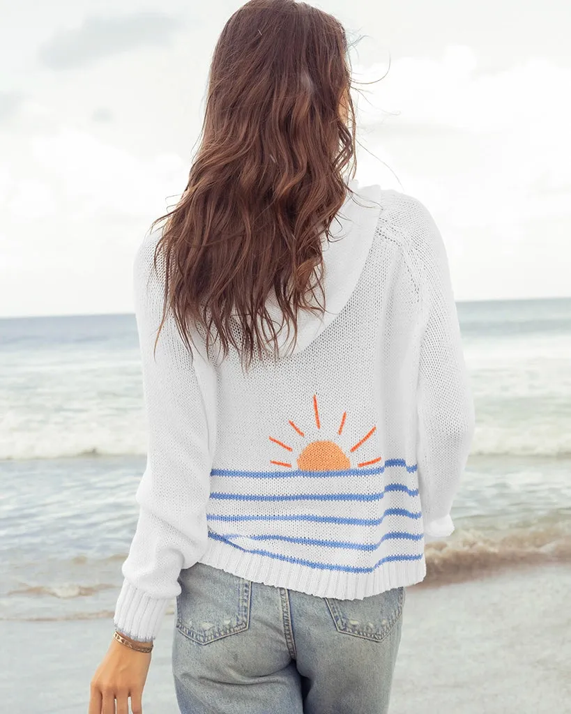 SUNRISE ZIP HOODIE COTTON sold by Wooden Ships