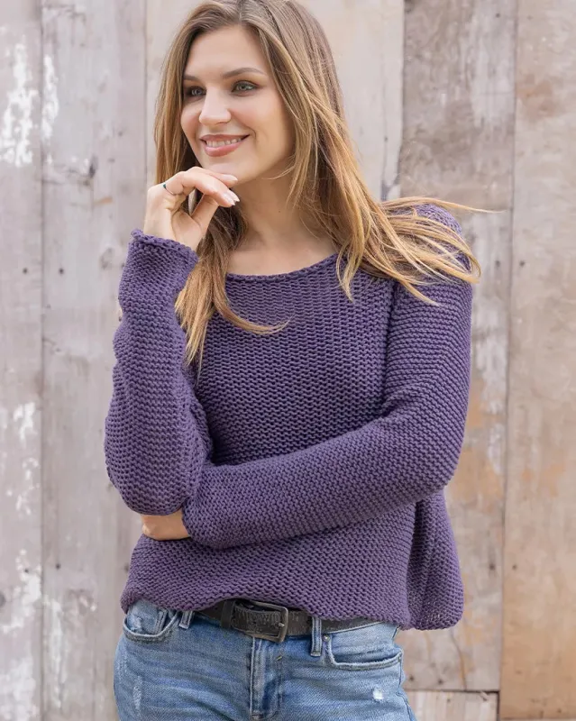 *SALE* - MAUI CROPPED CHUNKY CREW COTTON sold by Wooden Ships