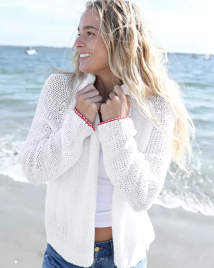 HEART BACK CHUNKY CARDI COTTON sold by Wooden Ships product image thumbnail 2