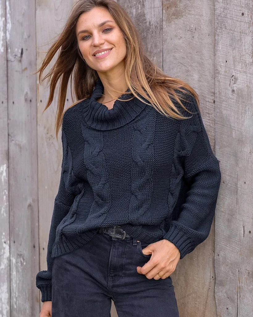 *SALE* - CIDER HOUSE CROPPED CHUNKY T NECK COTTON sold by Wooden Ships product image thumbnail 4