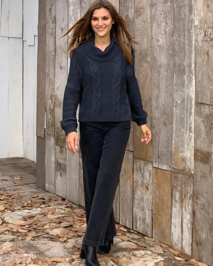 *SALE* - CIDER HOUSE CROPPED CHUNKY T NECK COTTON sold by Wooden Ships product image thumbnail 5