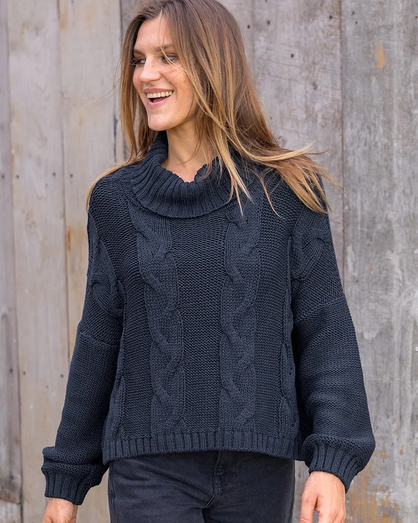 *SALE* - CIDER HOUSE CROPPED CHUNKY T NECK COTTON sold by Wooden Ships product image thumbnail 3