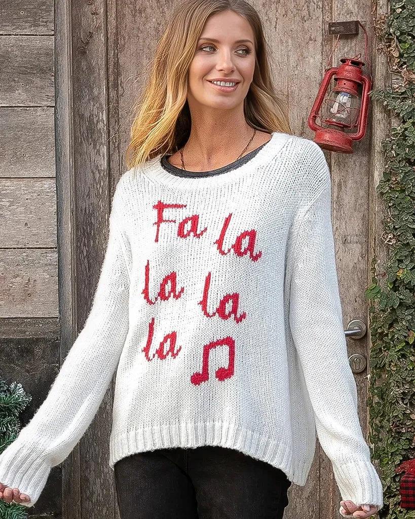 *SALE* - FA LA LA CREW CHUNKY sold by Wooden Ships product image thumbnail 2