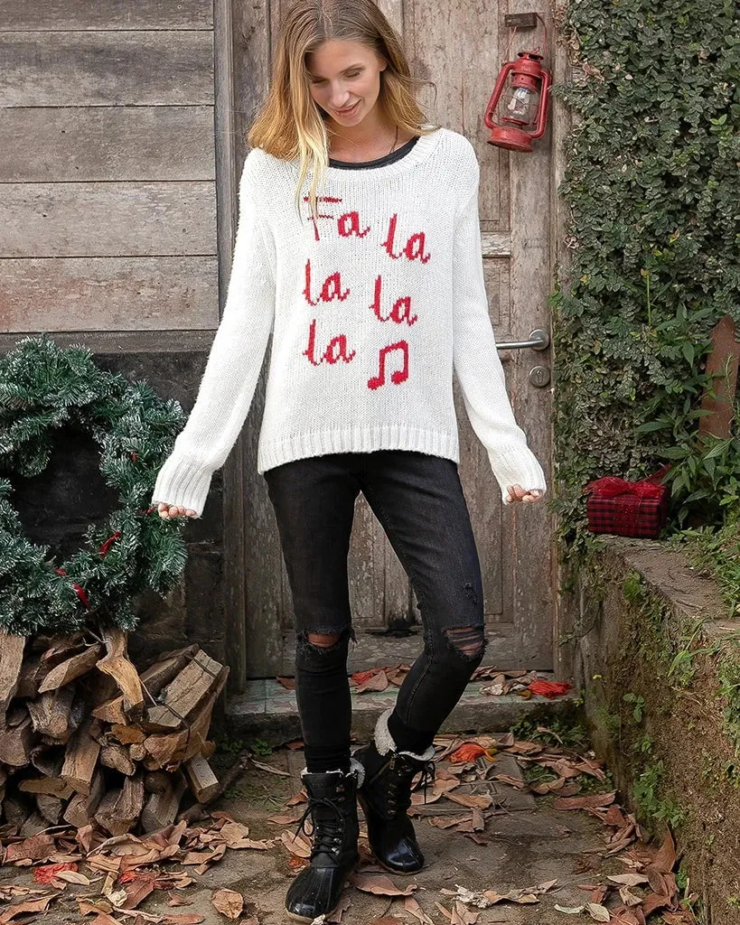*SALE* - FA LA LA CREW CHUNKY sold by Wooden Ships product image thumbnail 5