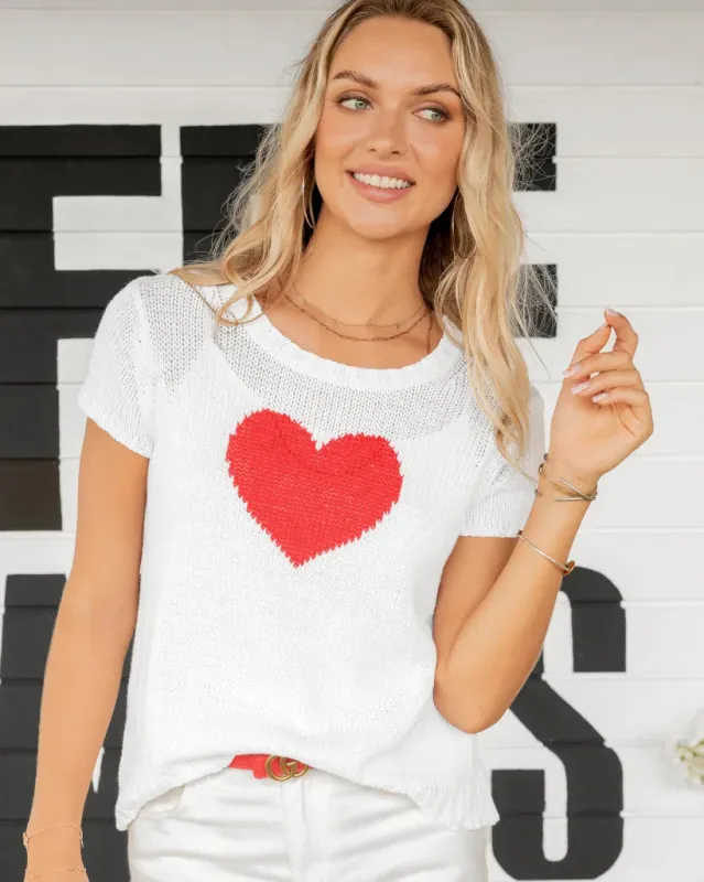 HEART TEE COTTON sold by Wooden Ships