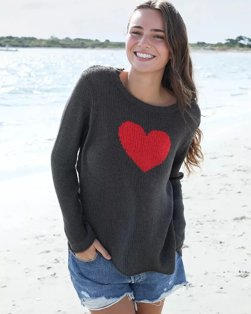 HEART L/S CREW COTTON sold by Wooden Ships product image thumbnail 5