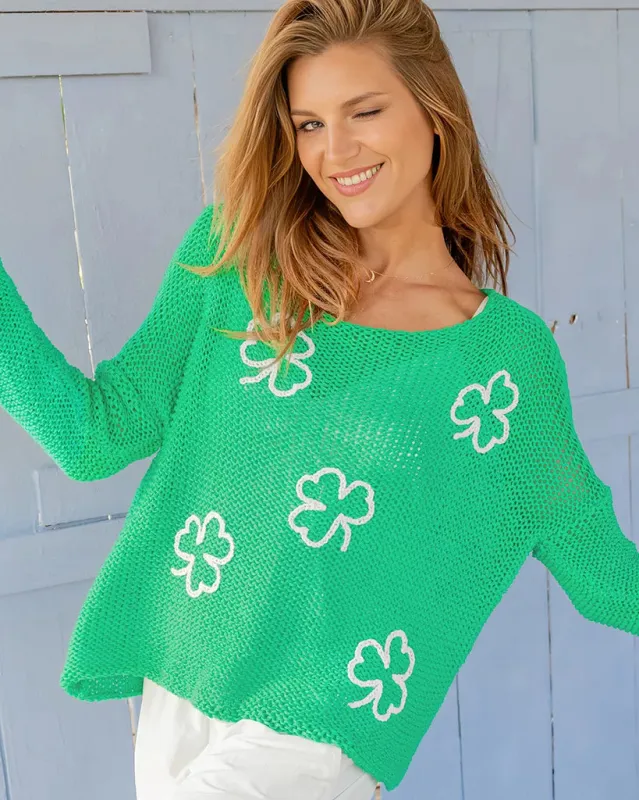 KEY WEST CLOVER CHUNKY CREW COTTON sold by Wooden Ships