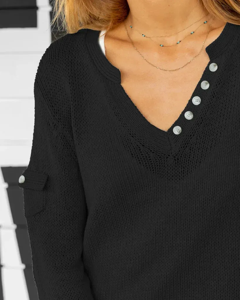 BELLA HENLEY TOP COTTON sold by Wooden Ships product image thumbnail 5