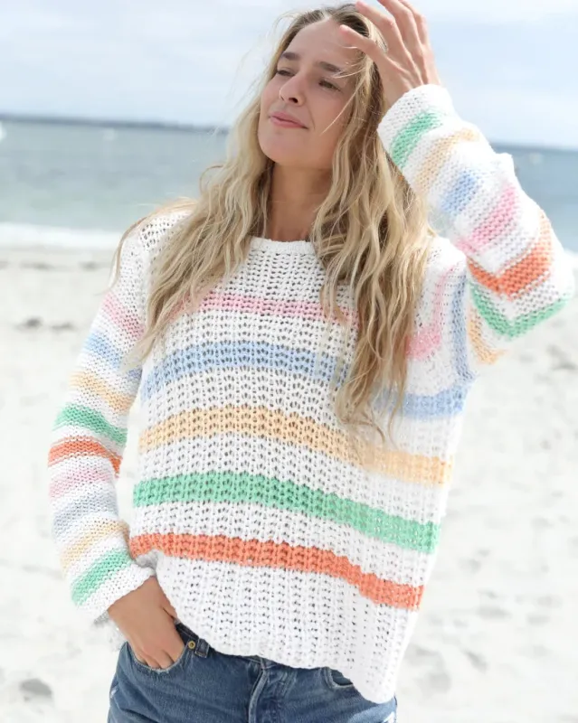 ARIEL STRIPED CHUNKY TOP COTTON sold by Wooden Ships