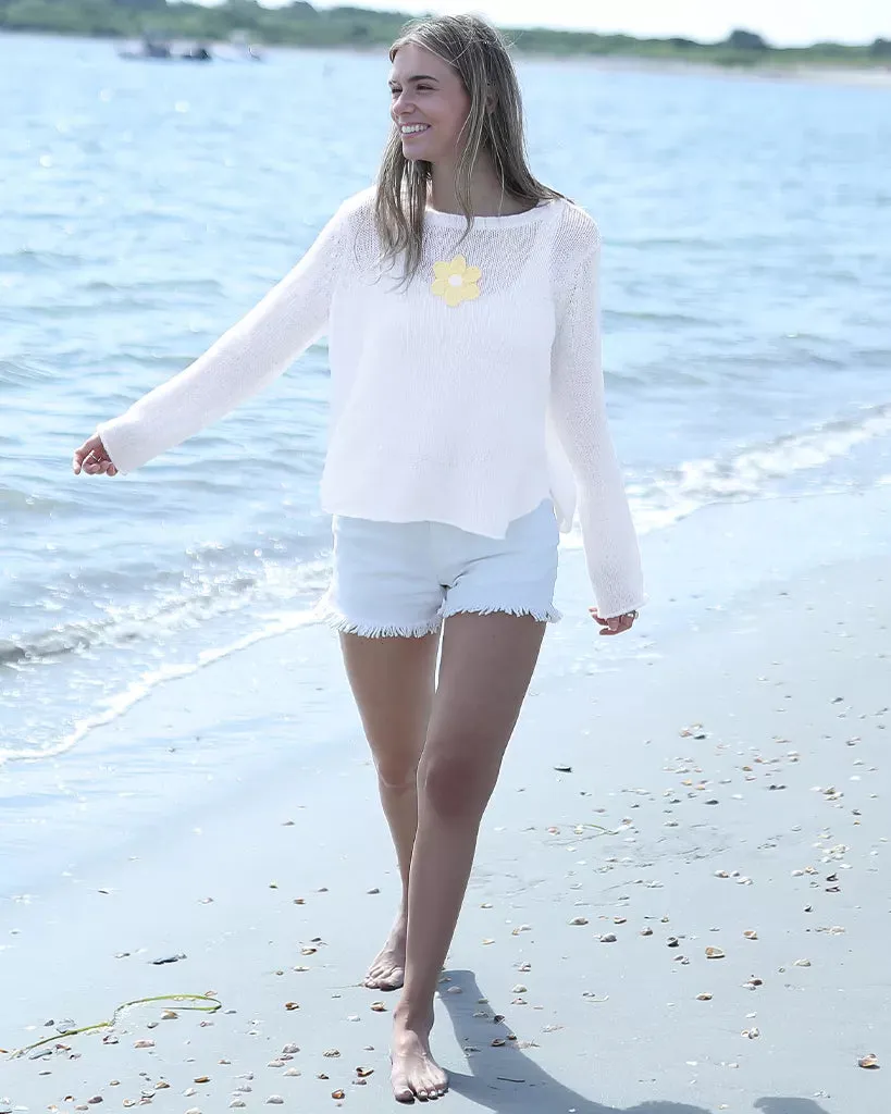 MISS DAISY CROCHET L/S CREW COTTON sold by Wooden Ships product image thumbnail 4