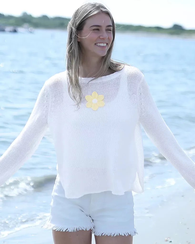 MISS DAISY CROCHET L/S CREW COTTON sold by Wooden Ships product image thumbnail 3