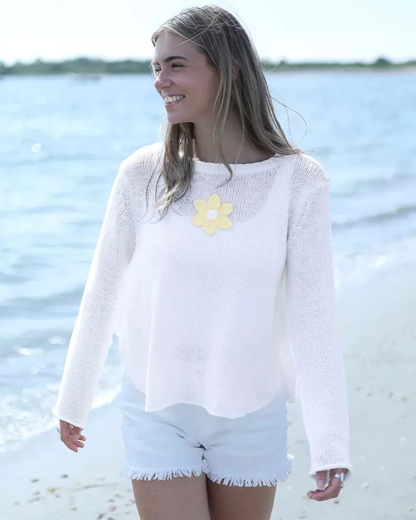 MISS DAISY CROCHET L/S CREW COTTON sold by Wooden Ships product image thumbnail 2