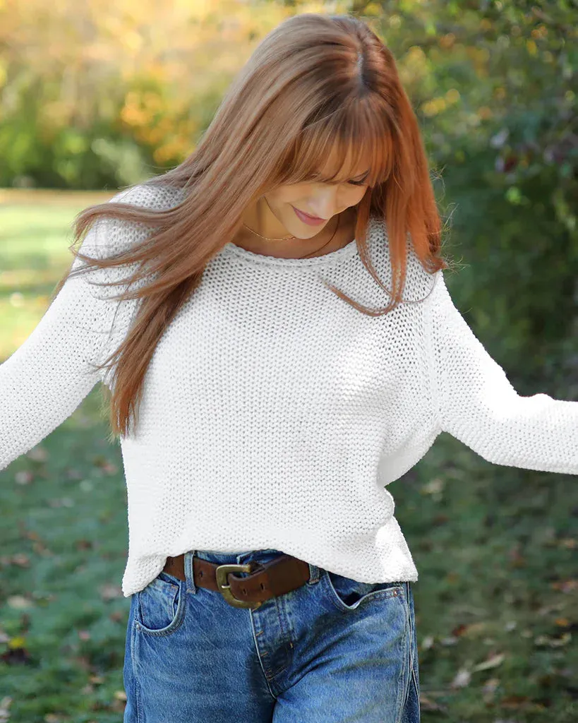 *SALE* - MAUI CROPPED CHUNKY CREW COTTON sold by Wooden Ships product image thumbnail 3