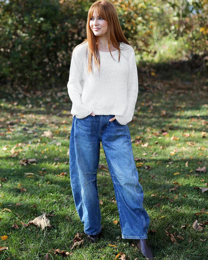 *SALE* - MAUI CROPPED CHUNKY CREW COTTON sold by Wooden Ships product image thumbnail 4