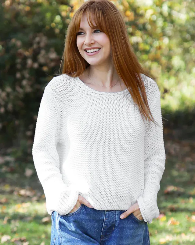 *SALE* - MAUI CROPPED CHUNKY CREW COTTON sold by Wooden Ships