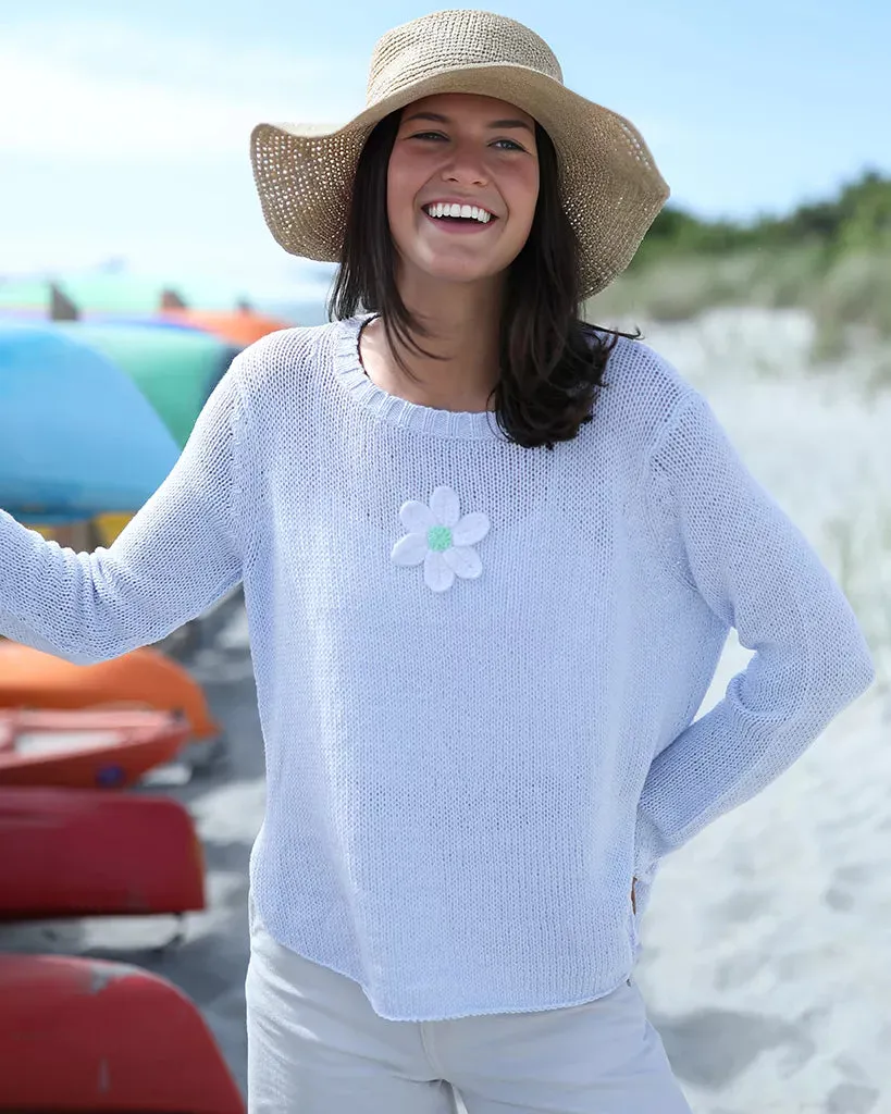 MISS DAISY CROCHET L/S CREW COTTON sold by Wooden Ships product image thumbnail 3