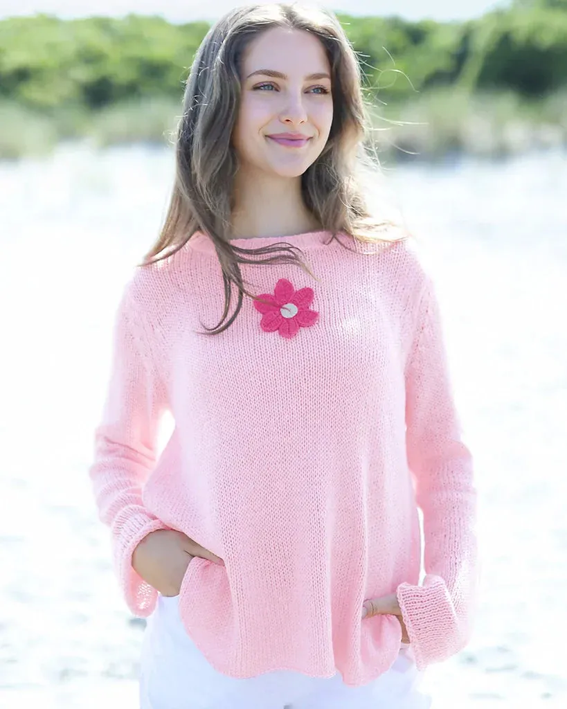MISS DAISY CROCHET L/S CREW COTTON sold by Wooden Ships product image thumbnail 2