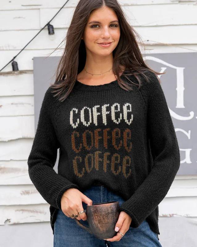 *SALE* - COFFEE RAGLAN CREW CHUNKY sold by Wooden Ships