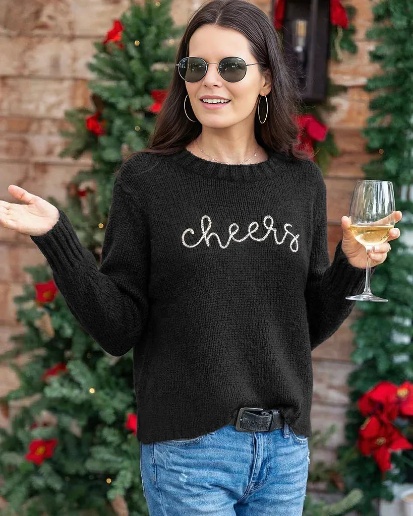 CHEERS EMBROIDERED TOP CHUNKY sold by Wooden Ships product image thumbnail 5