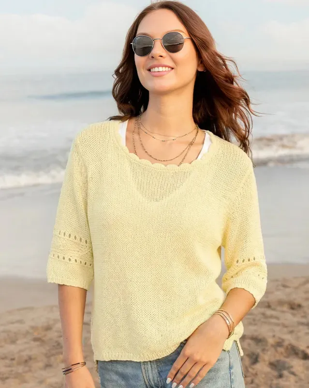 *SALE* - CALLIOPE HALF SLEEVE TOP COTTON sold by Wooden Ships