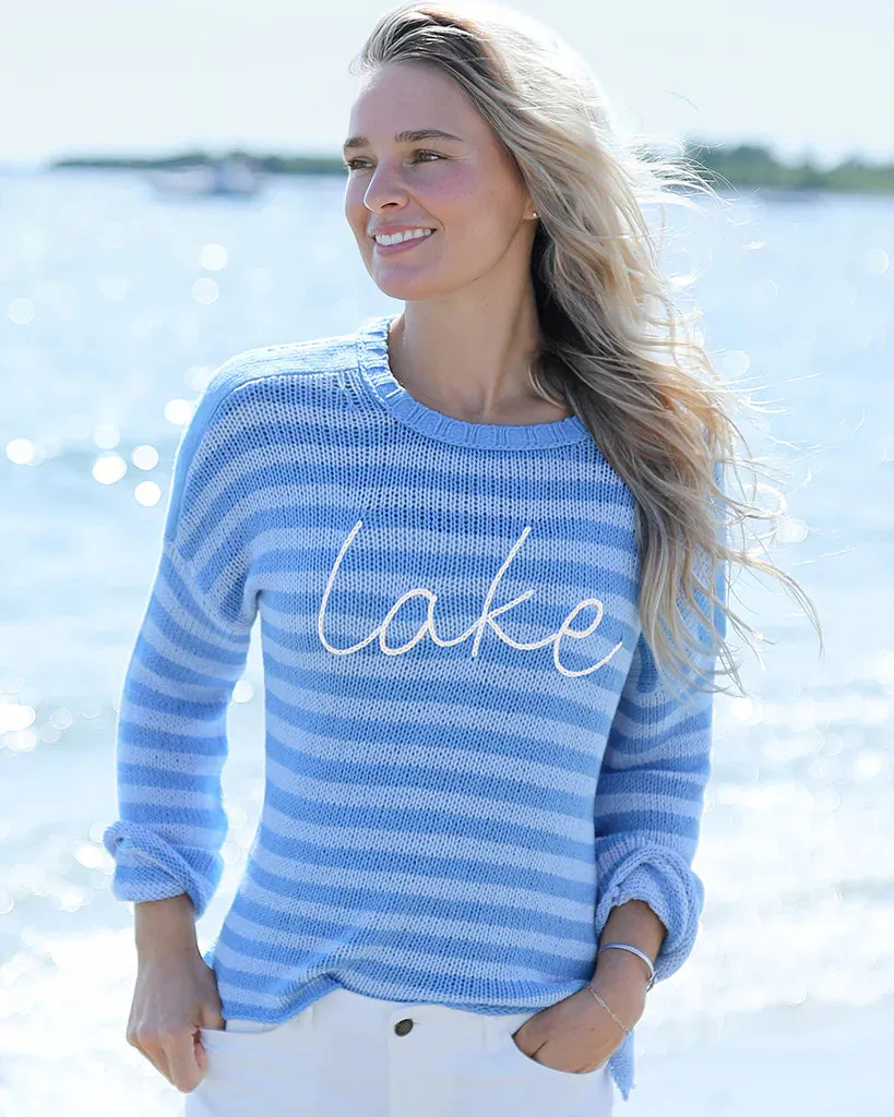 LAKE STRIPED CREW COTTON sold by Wooden Ships