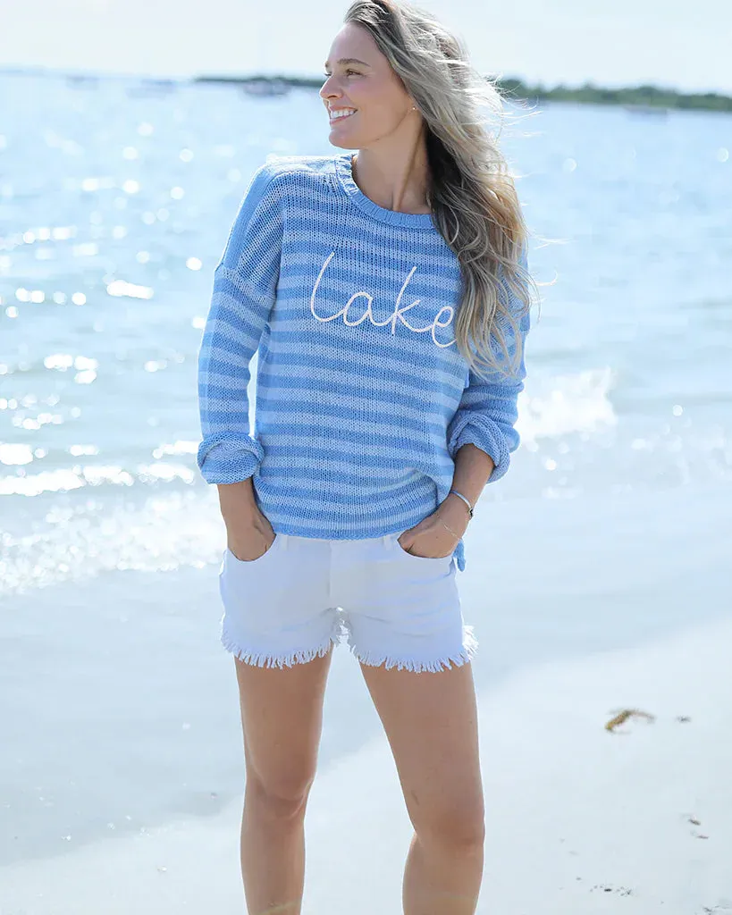 LAKE STRIPED CREW COTTON sold by Wooden Ships product image thumbnail 4