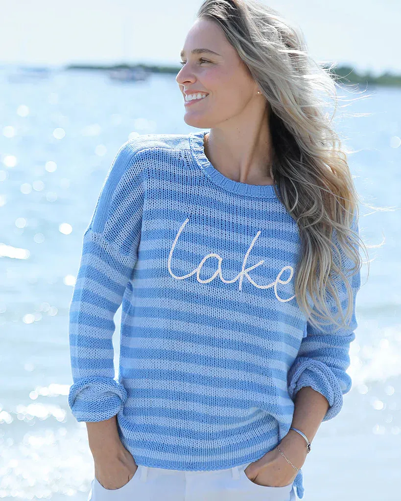 LAKE STRIPED CREW COTTON sold by Wooden Ships product image thumbnail 2