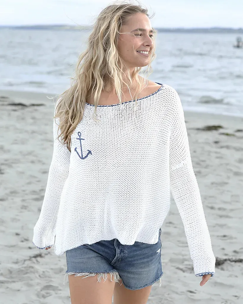 KEY WEST ANCHOR CHUNKY CREW COTTON sold by Wooden Ships product image thumbnail 2