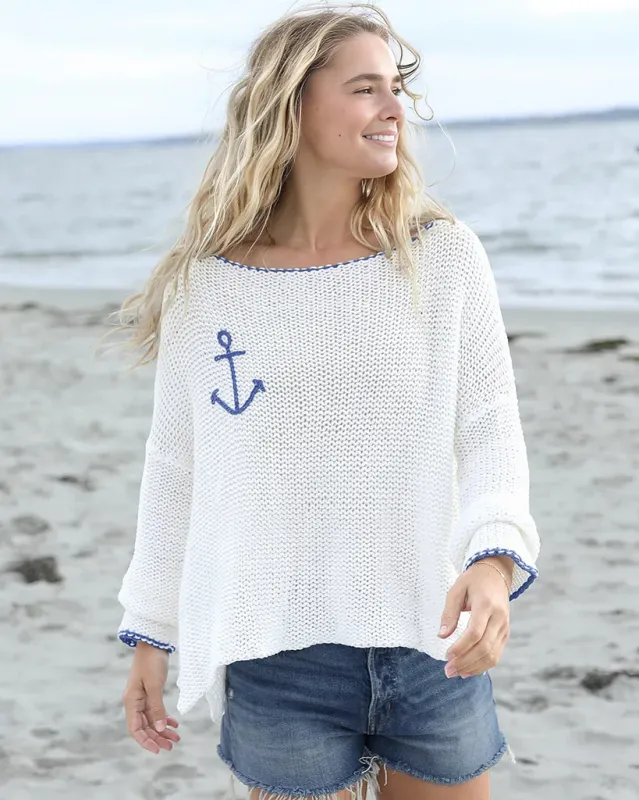 KEY WEST ANCHOR CHUNKY CREW COTTON made by Wooden Ships