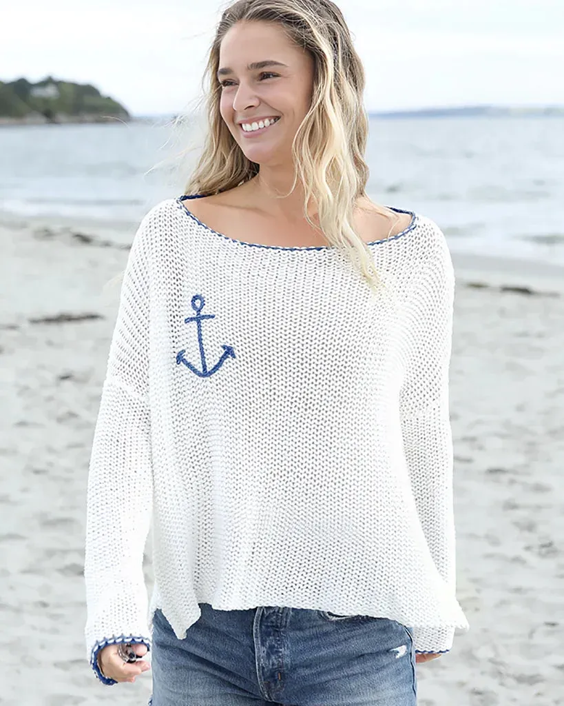 KEY WEST ANCHOR CHUNKY CREW COTTON sold by Wooden Ships product image thumbnail 4