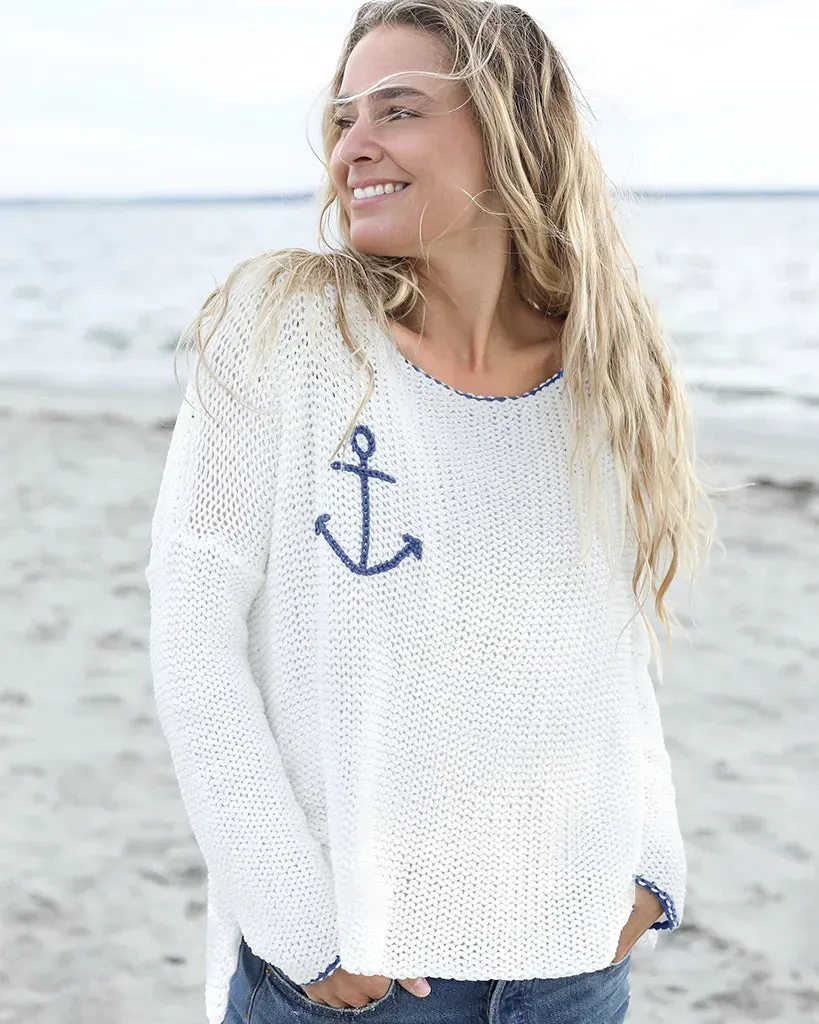 KEY WEST ANCHOR CHUNKY CREW COTTON sold by Wooden Ships product image thumbnail 3