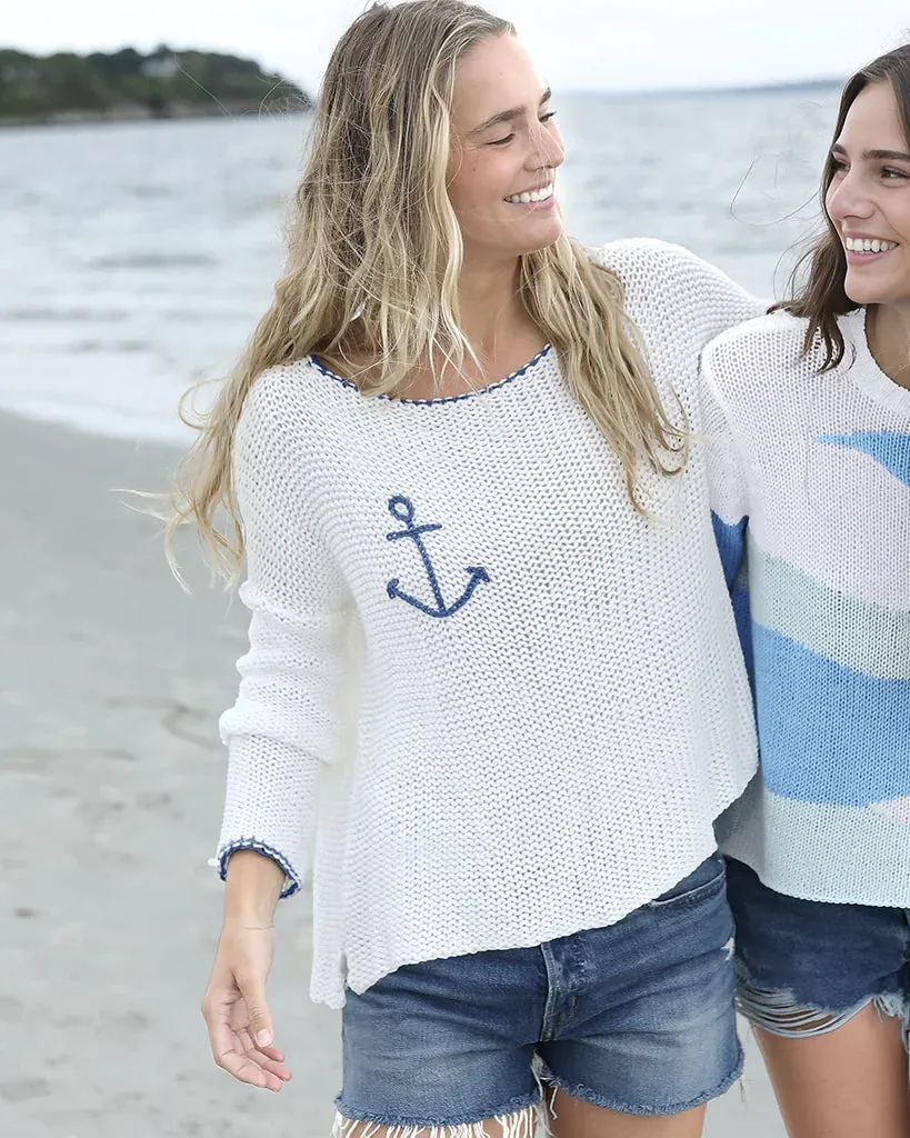 KEY WEST ANCHOR CHUNKY CREW COTTON sold by Wooden Ships product image thumbnail 5