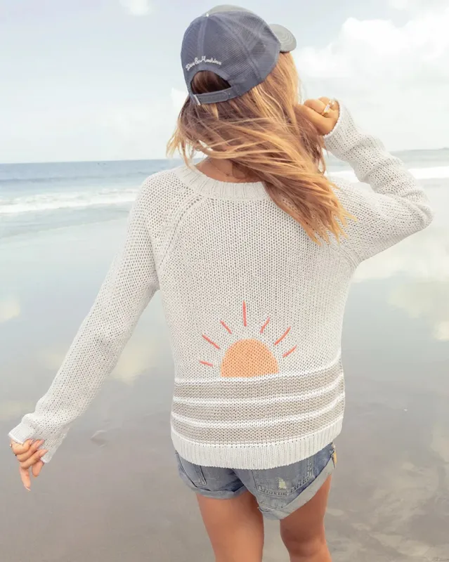 SUNRISE CHUNKY CARDI COTTON made by Wooden Ships