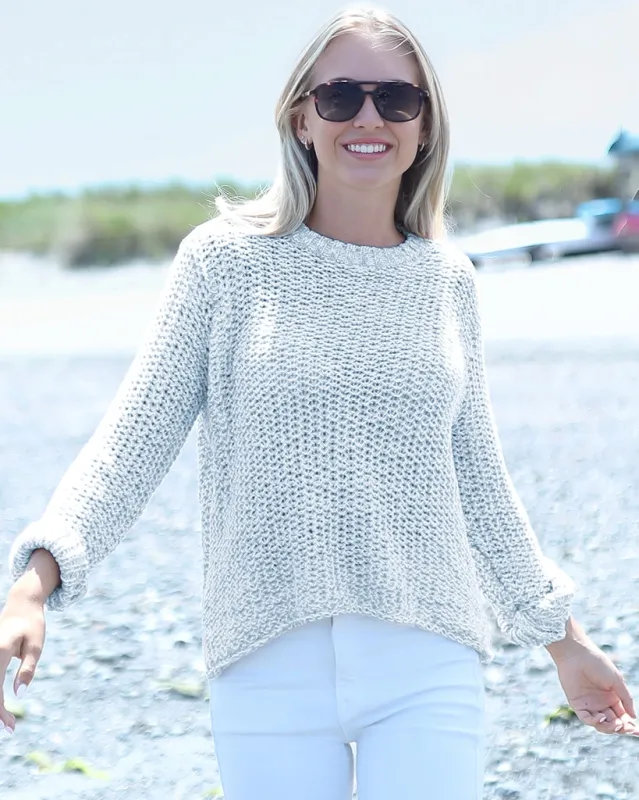 MAURA MARLED CHUNKY TOP COTTON made by Wooden Ships