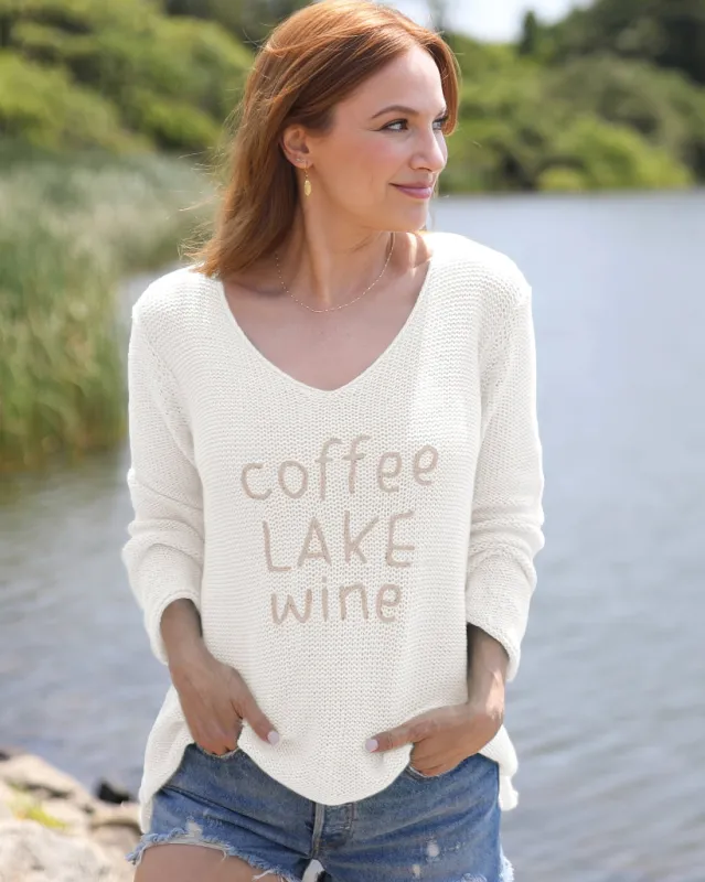 *SALE* - COFFEE LAKE WINE V COTTON made by Wooden Ships