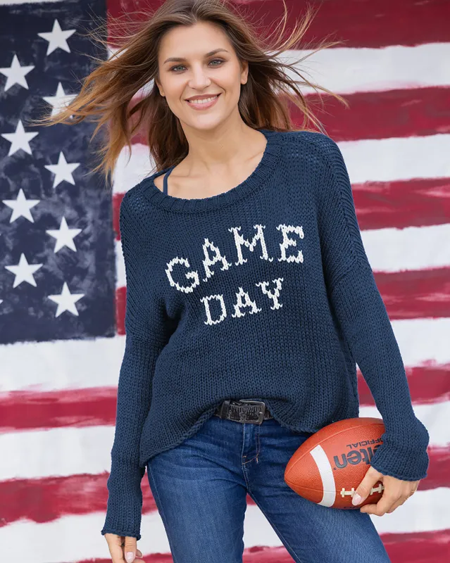 GAME DAY CHUNKY CREW COTTON made by Wooden Ships